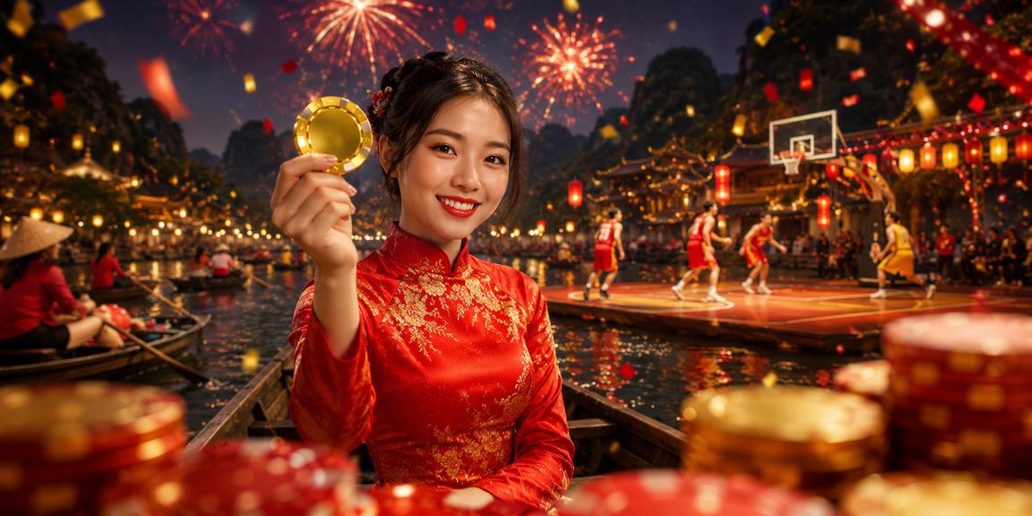 Người hâm mộ bóng rổ tụ họp tại lễ hội cá cược thể thao ở Ninh Bình